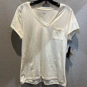 Women’s cream Top New Medium Max studio NWT